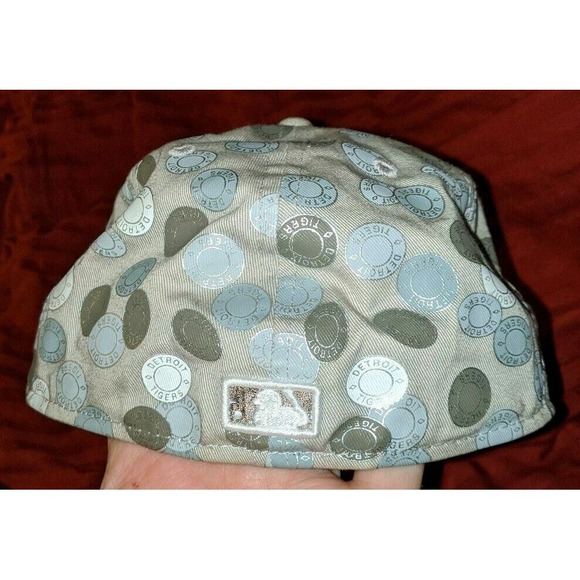 Detroit Tigers MLB New Era 59FIFTY Fitted Hat Size 7 1/8 Light Gray RARE HTF EUC - Picture 3 of 8